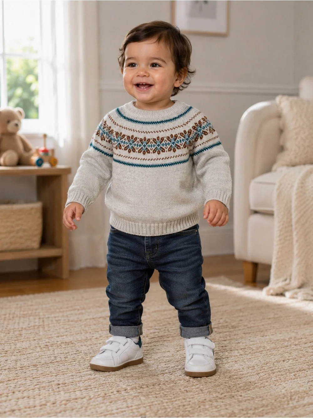 Carter’s Fair Isle Sweater – Size 18 Months